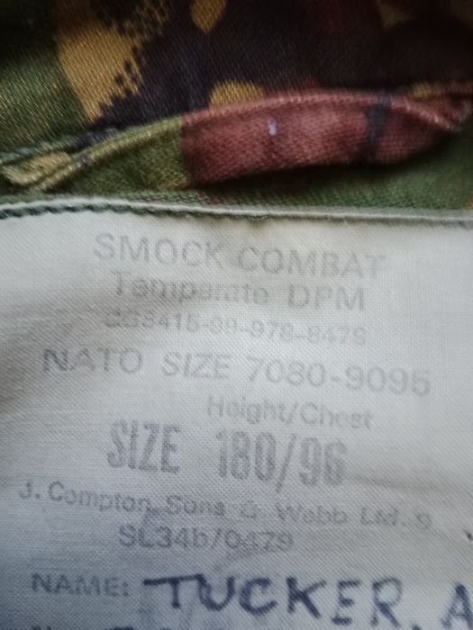 Smock Combat Temperate DPM kurtka wojskowa brytyjska roz 180 / 96
