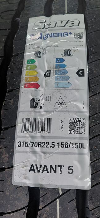 Opony nowe przodowe 315/70R22.5 Sava