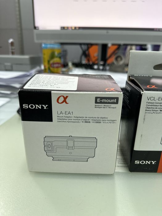 Objetivas SONY La-ea 1 e vcl-ecf 1