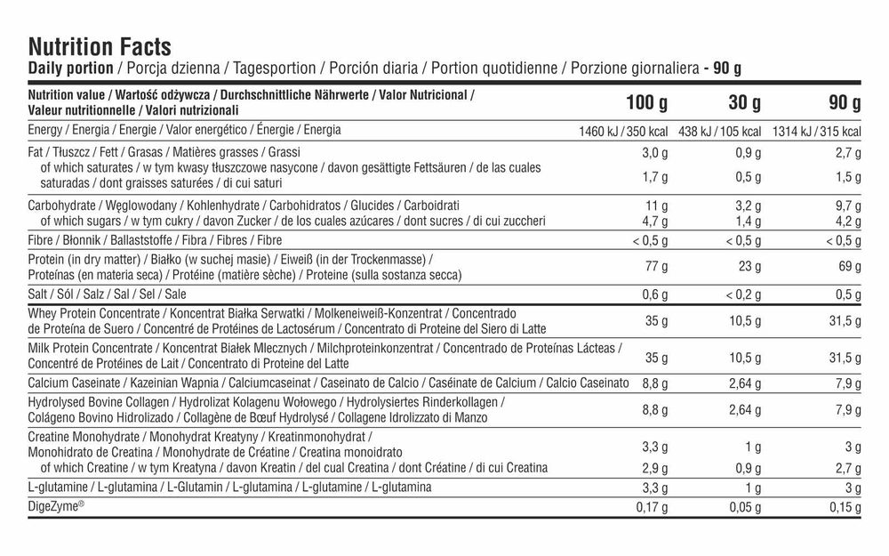 7Nutrition Protein Matrix 2kg Miks Białkowy Białko Czekolada + SHAKER