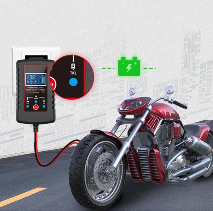 POFET Inteligentna ładowarka akumulatora/prostownik 6/12V