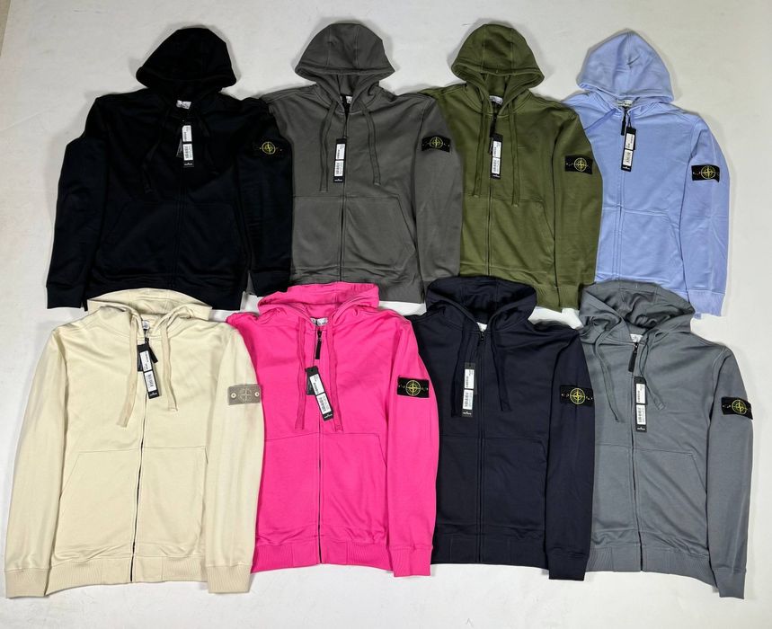 Зіп худі Stone Island | Стон Айленд Кофта | Зіпка чоловіча Стонік Hoodie