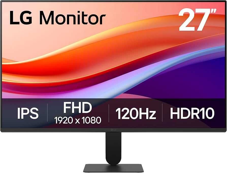 NOWY Monitor Bezramkowy LG LED 27" 27U41YA-B 120Hz IPS HDMI VESA VGA