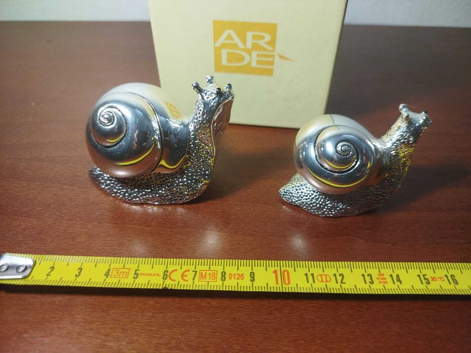 Conjunto de Caracóis em banho de prata Ardè - Made in Italy