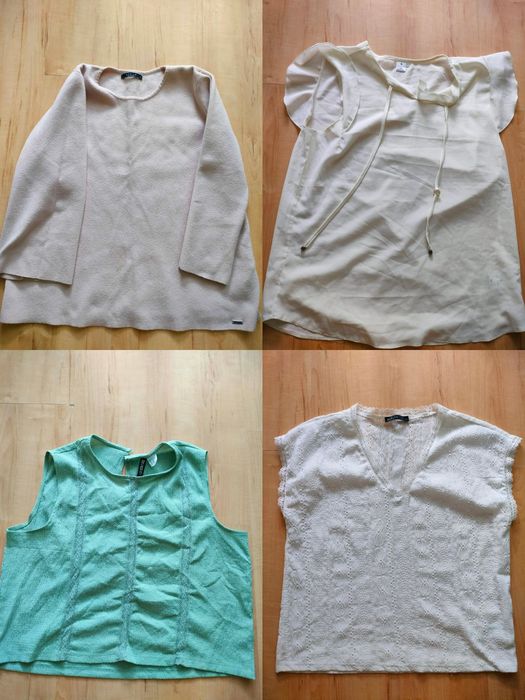 Ubrania damskie spodnie bluzki w rozmiarze L-XL