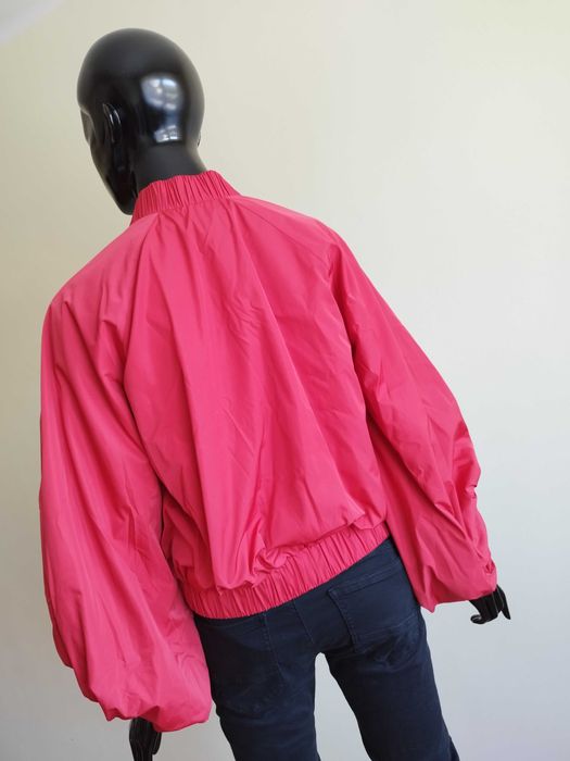 %_SAMANGE_kurtka/kurteczka/bomberka_rękawy bufiaste_S/XL - czerwona