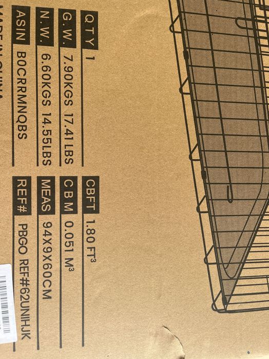 Gaiola L (2 portas) para cães