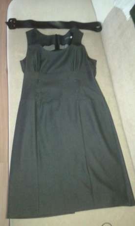 Elegancka sukienka + biała koszula