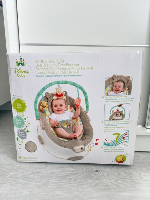 Leżaczek Bright  Starts Kubuś Puchatek DISNEY BABY