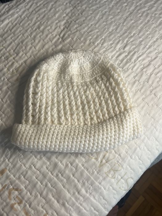 gorro branco fofo