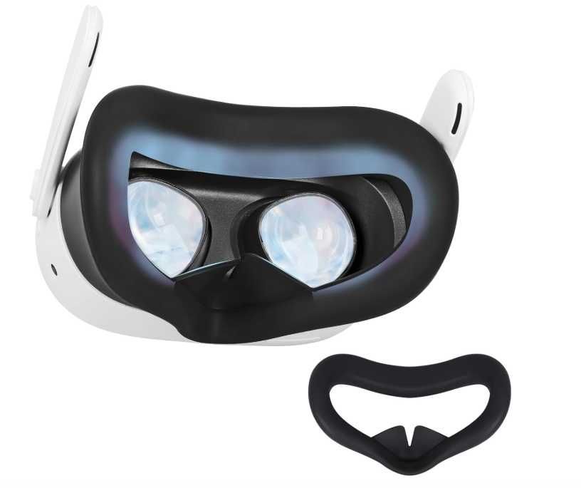 Guma, osłona do gogli VR Quest 3s ulepszająca doświadczenia