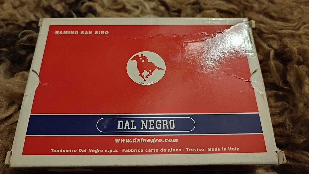 Włoskie karty do gry DAL NEGRO edycja: Ramino San Siro