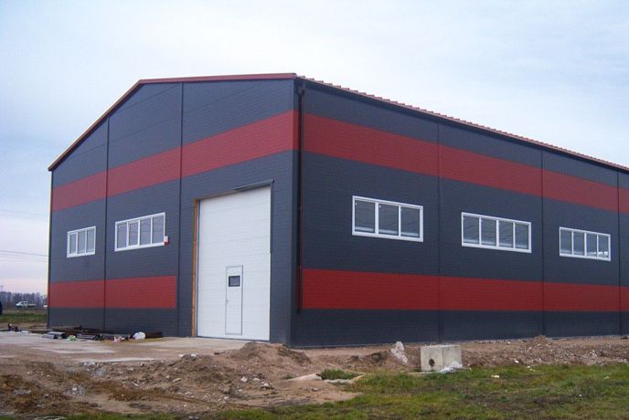 Строительство,Будівництво склада,Ангара,металлоконструкция,сендвич