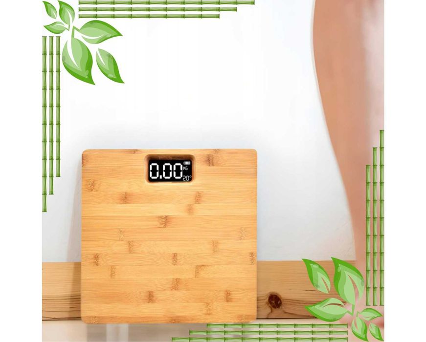 Waga Łazienkowa Elektroniczna Wyświetlacz LCD Termometr Max 180kg