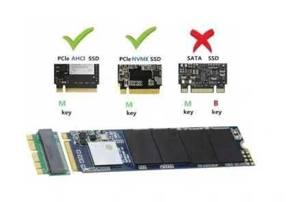 Adapter Przejściówka SSD M.2 M2 NVMe MacBook A1398 A1465 A1466 A1502