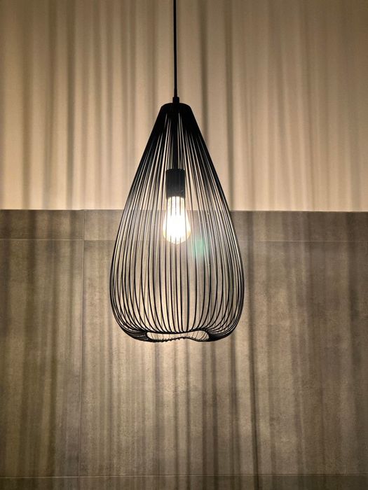 Lampa wisząca loftowa ażurowa