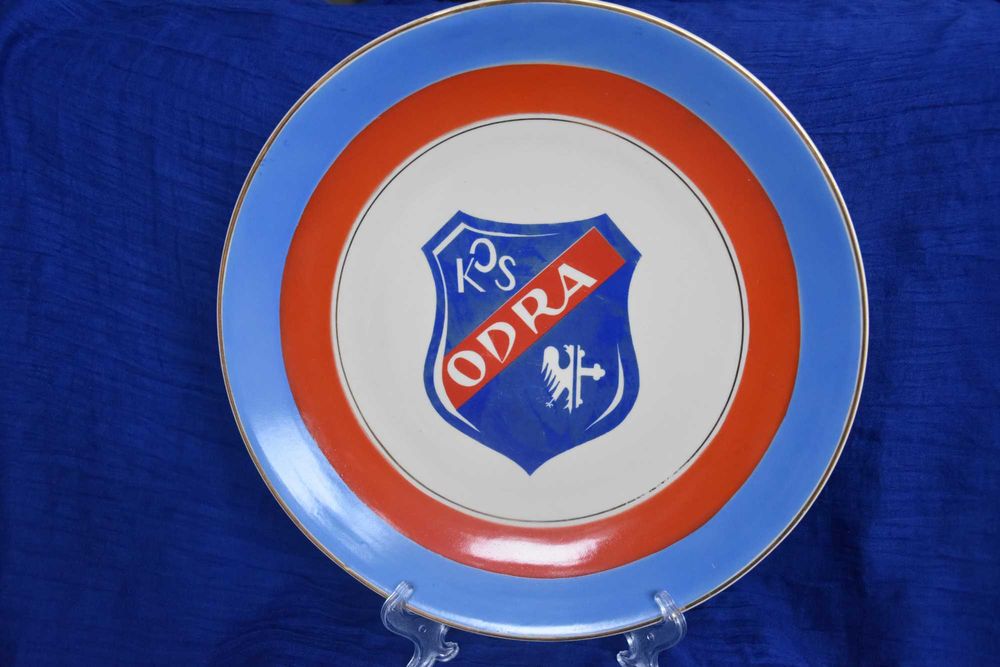 Patera pamiątkowa klubu sportowego Odra Opole prod .Tułowice lata 60te