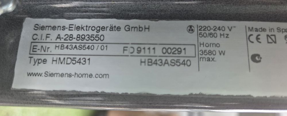 Piekarnik SIEMENS do zabudowy