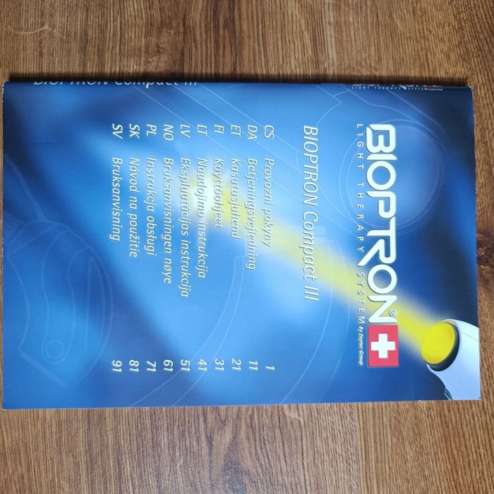 Lampa Bioptron Compakt III firmy Zepter