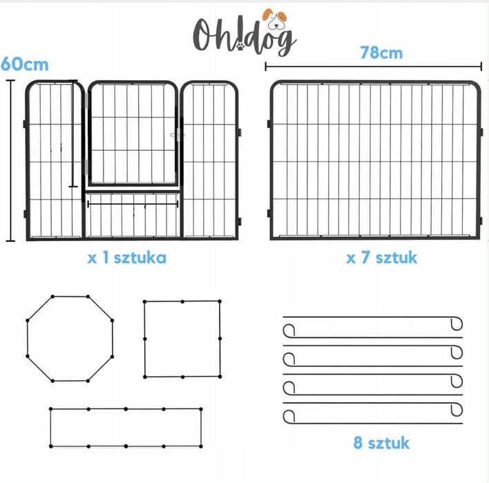 Klatka/Kojec dla psa