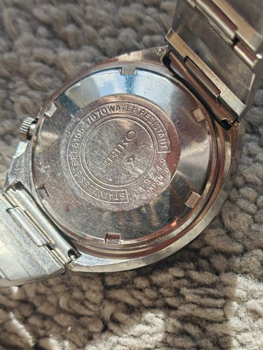 Seiko Advan 6106-7670 blue diamond dial JDM