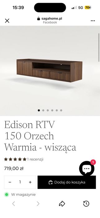 Szafka w kolerze Orzech