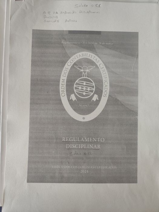 Livros e manuais curso OCC