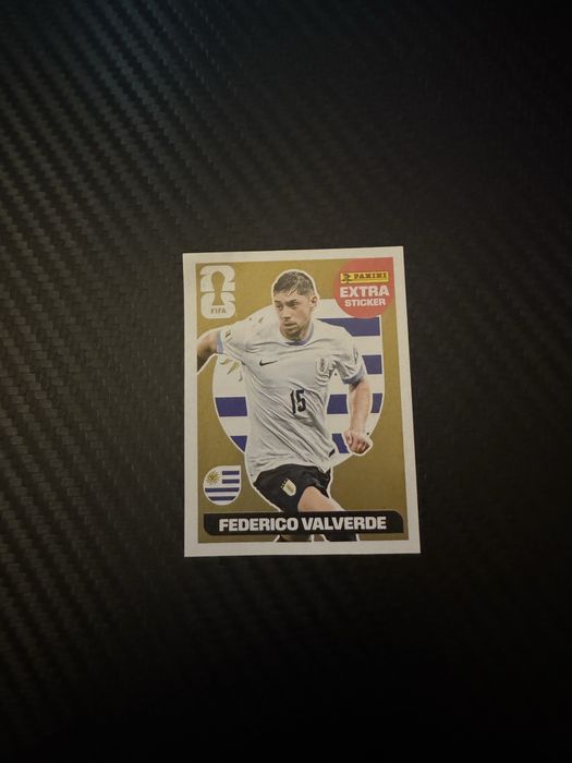 Valverde Gold Extra Sticker Mundial 2026