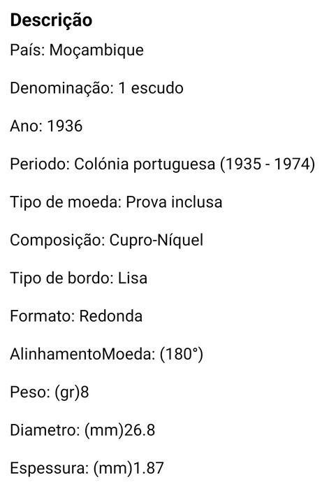 Moeda rara "prova inclusa"