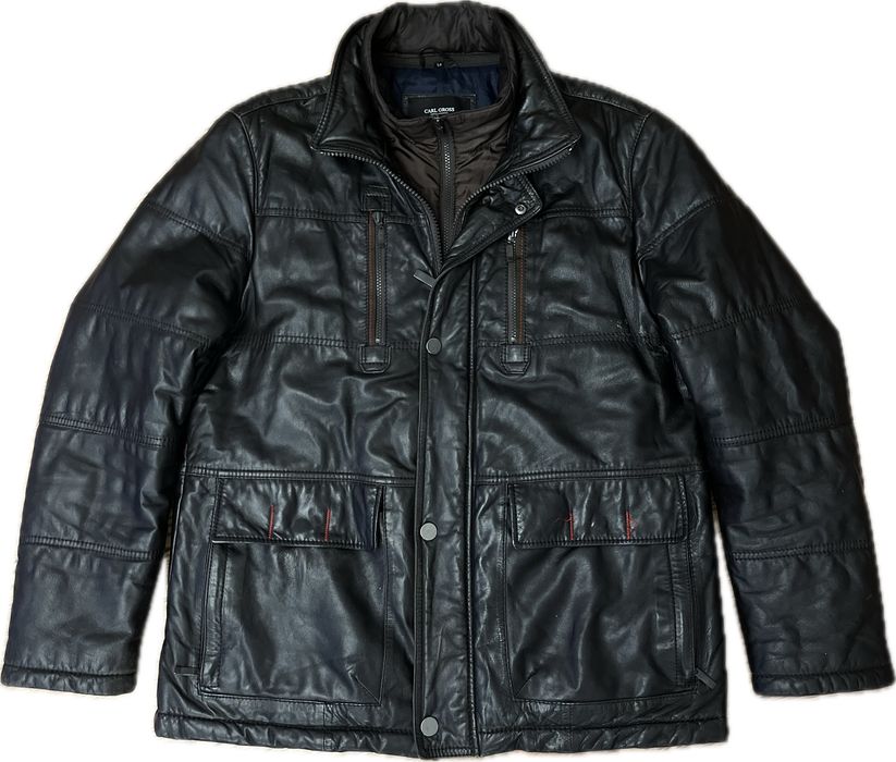 Carl Gross kurtka skórzana męska L