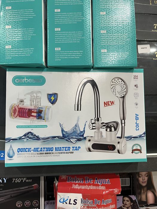 Torneira com chuveiro eletrico agua quente instantanêa