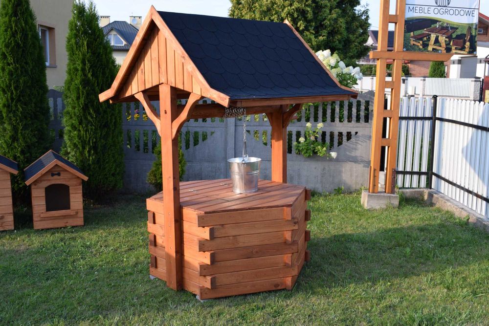 Studnia Ogrodowa, Ozdobna, Góralska, Drewniana