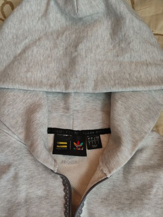 Bluza z kapturem adidas x Pharrell Williams HumanRace rozmiar S ciepła