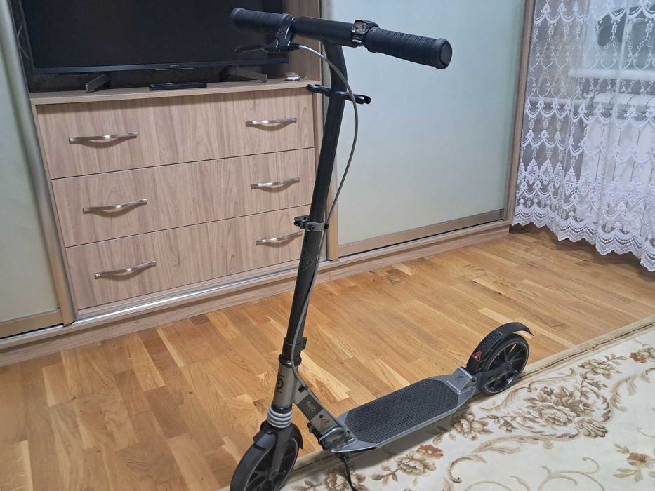 Самокат для дорослих OXELO 145 -195 см TOWN 7 XL Чорний