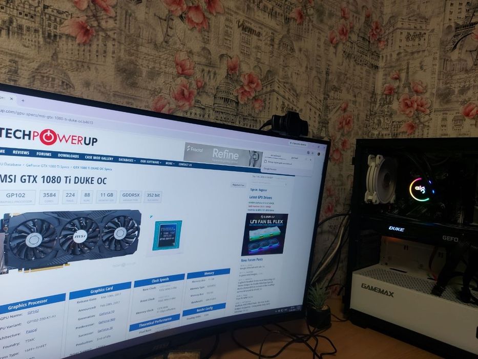 Продам gtx1080 ti Duke