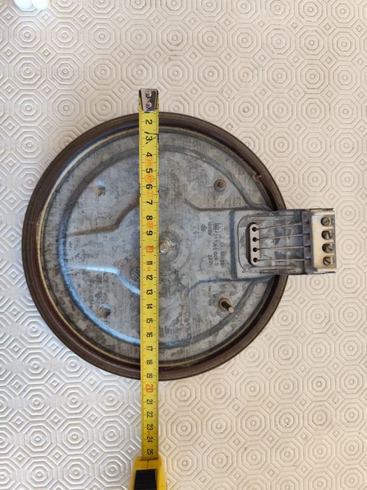 Resistência, base, placa para fogão eléctrico