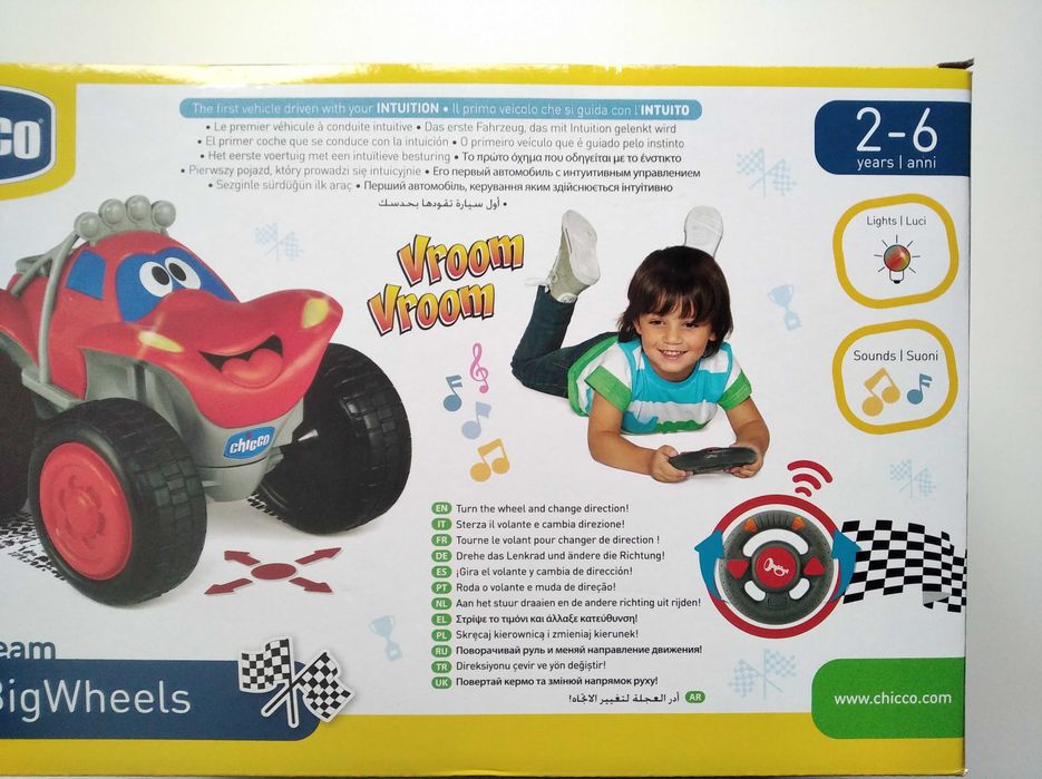 Chicco Billy big wheels auto RC zdalnie sterowane, nowe na prezent!