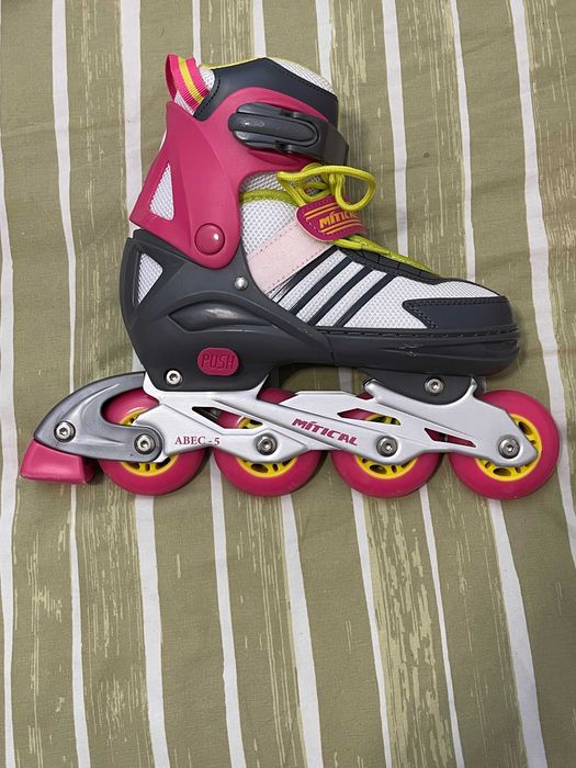 Patins Inline Mítical + Capacete e Proteções – Kit Completo