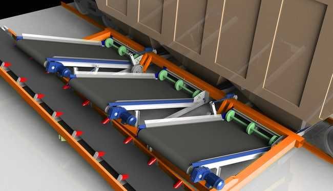 Ленточный конвейер, разгрузчик вагонов, перегрузчик, транспортер