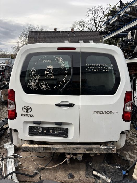 Berlingo partner proace drzwi tył lewe
