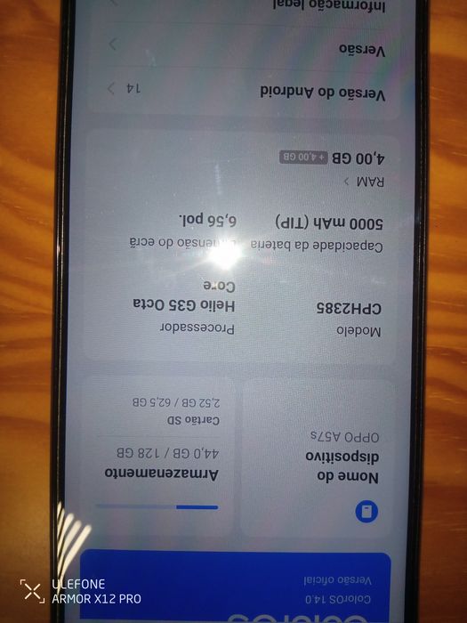 OPPO A57 S como novo