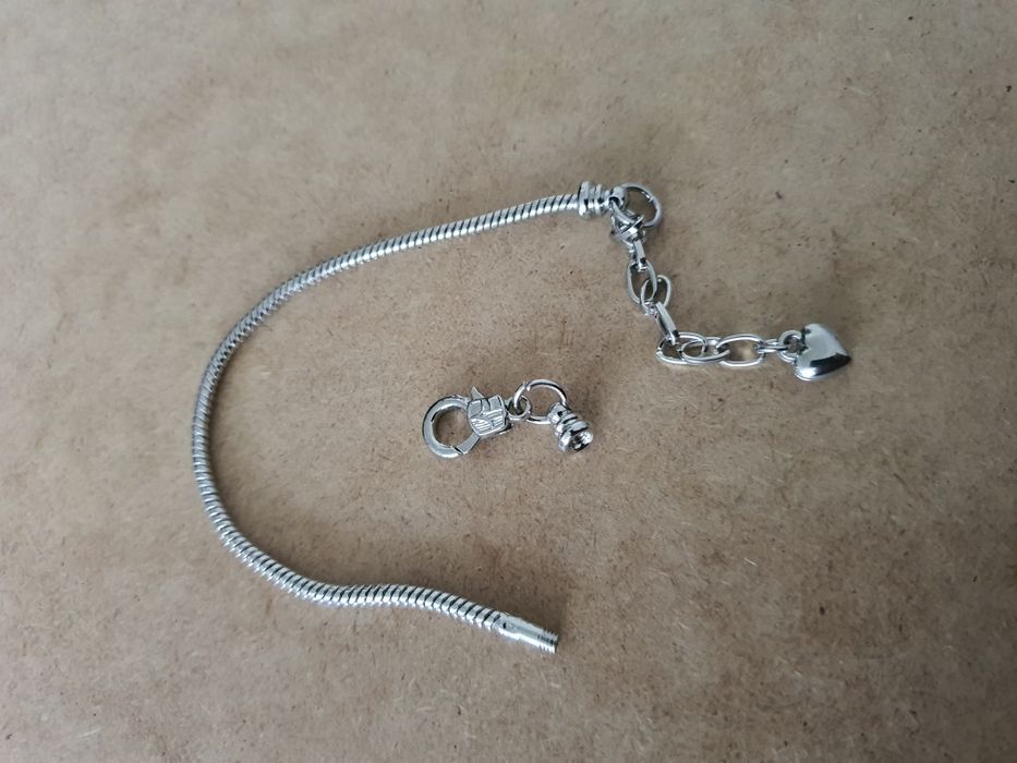 Baza Bransoletka Modułowa Charms Beads Zawieszka Bransoletka Żmijka
