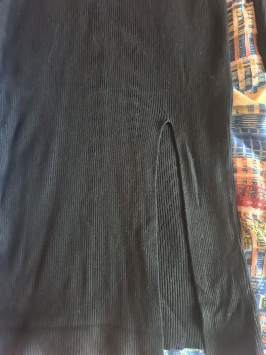 Sukienka dzianinowa czarna uni