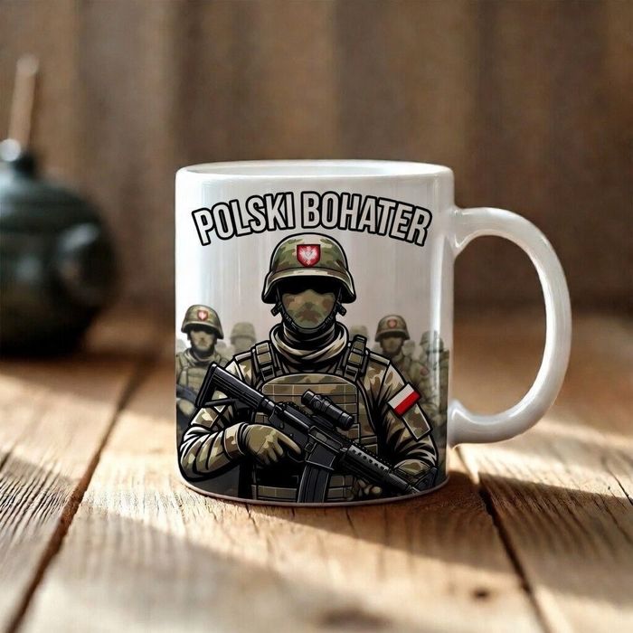 Smieszny prezent dla zolnierza kubek zolnierz