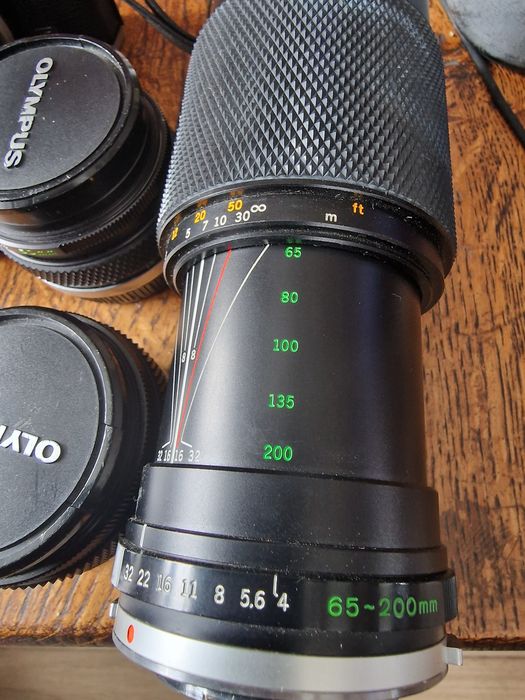 Aparat Olympus OM-2 zestaw