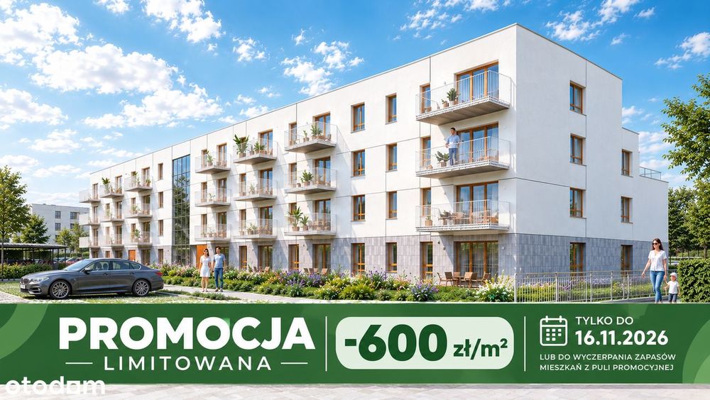 LIMITOWANA OKAZJA! -600 zł/m² – umów się i sprawdź! UL. MAŁOPOLSKA!