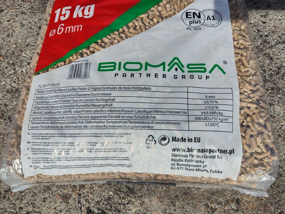Pellet Certyfikowany Premium Selection ENplus A1 Dostawa Gratis
