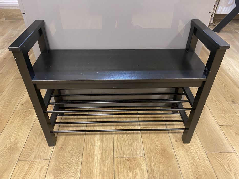 Ławka z półkami na buty. Ikea Tjusig