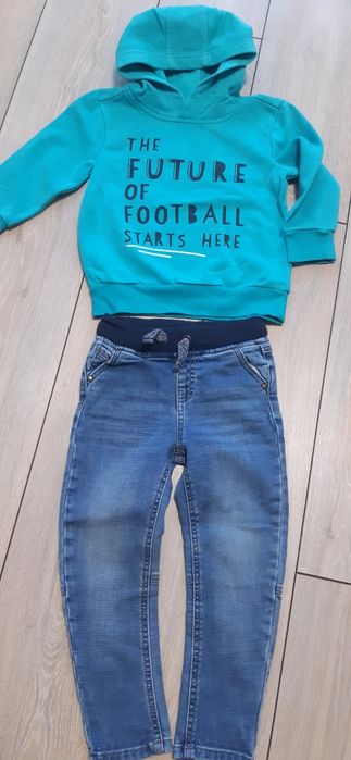 Кофта george джинсы matalan 2-3года