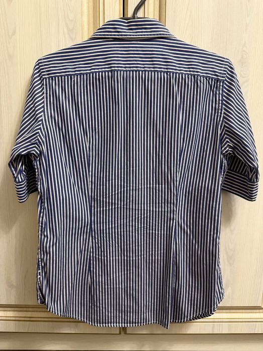 Жіноча сорочка Polo Golf Ralph Lauren синя в полоску S